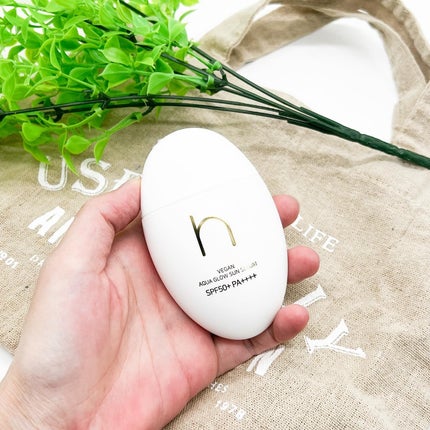 ヴィーガンアクアグロウサンセラム/HAMEL/日焼け止めローションを使ったクチコミ(1枚目)