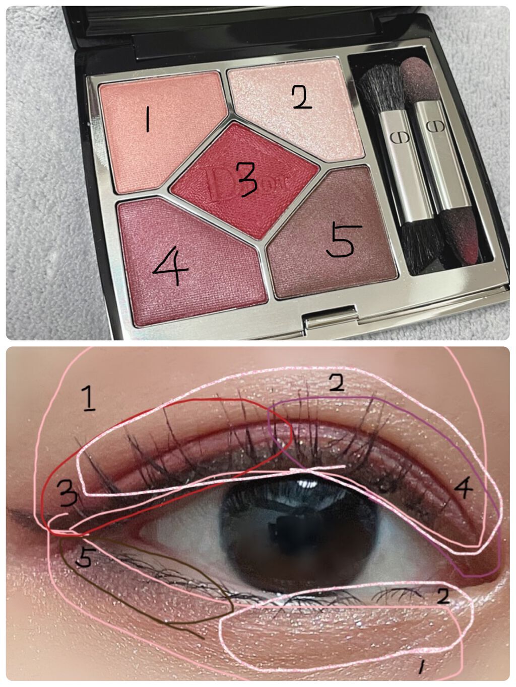 【旧】サンク クルール クチュール/Dior/アイシャドウパレットを使ったクチコミ(2枚目)