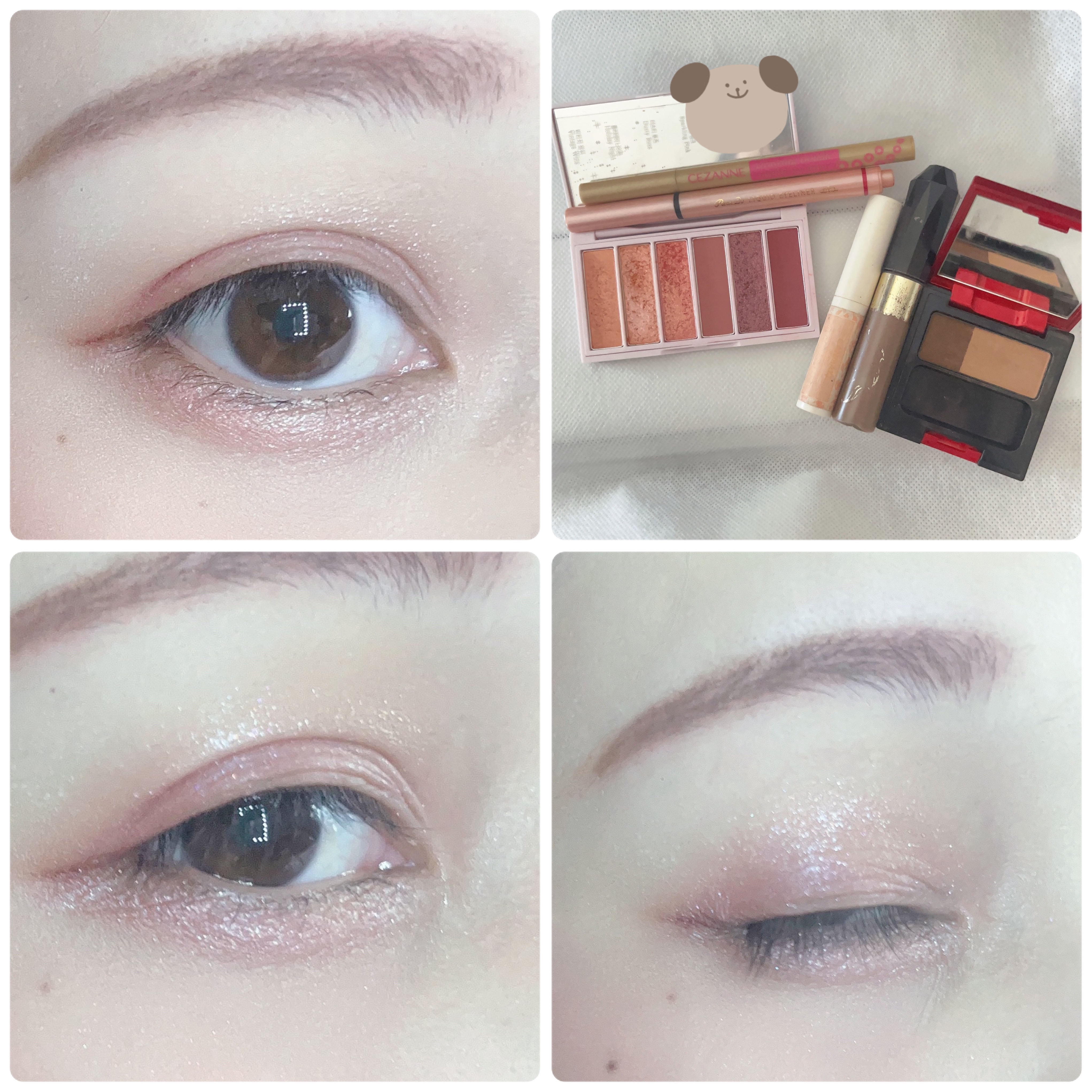 パレードオブライト　プレイカラーアイズミニ　ロゼワイン　スペシャルキット/ETUDE/メイクアップキットを使ったクチコミ（1枚目）