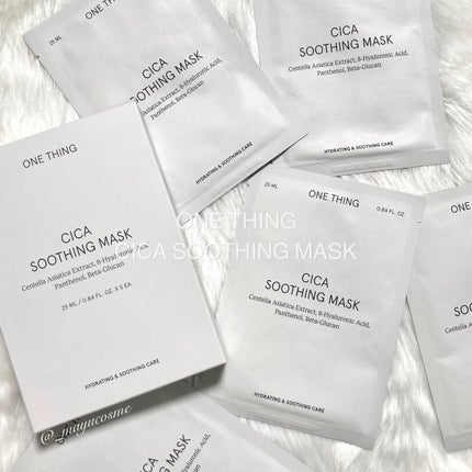 CICAスージングマスク/ONE THING/シートマスク・パックを使ったクチコミ(1枚目)