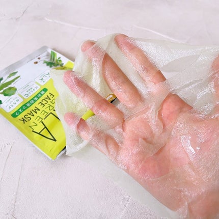 YUI on LIPS 「ALA(アラ)ALAグリーンフェイスマスク5枚入/税込726円..」(4枚目)