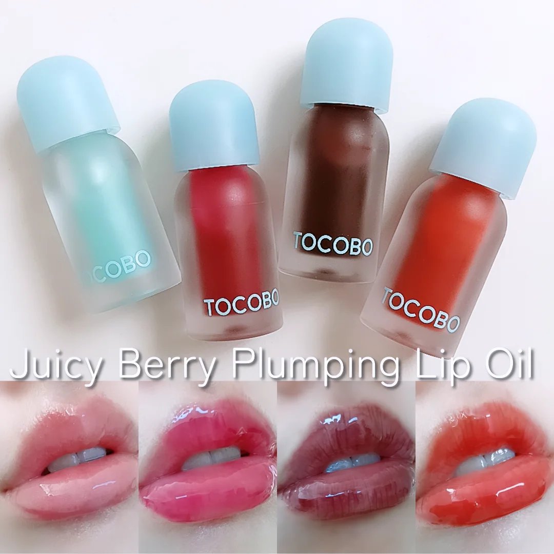 ジューシーベリープランピングリップオイル/TOCOBO/リップグロスを使ったクチコミ（1枚目）