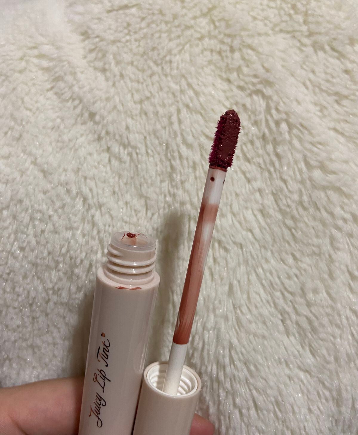 ジューシーリップティント/キャンメイク/口紅を使ったクチコミ(3枚目)