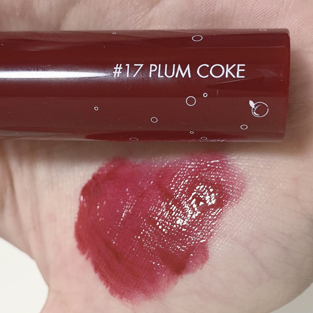 ジューシーラスティングティント/rom&nd/リップティントを使ったクチコミ（2枚目）