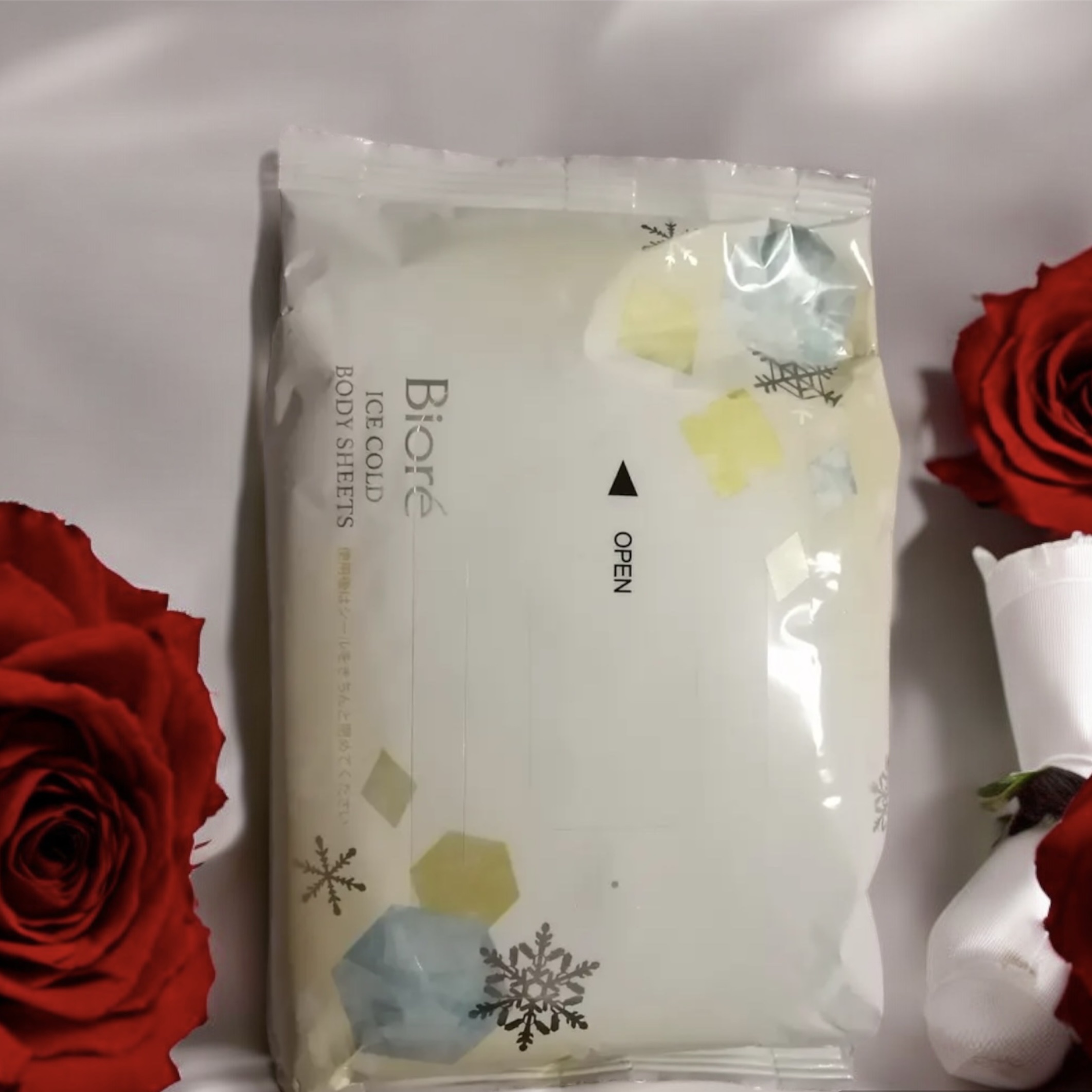 冷シート ももせっけんの香り/ビオレ/ボディシートを使ったクチコミ（1枚目）