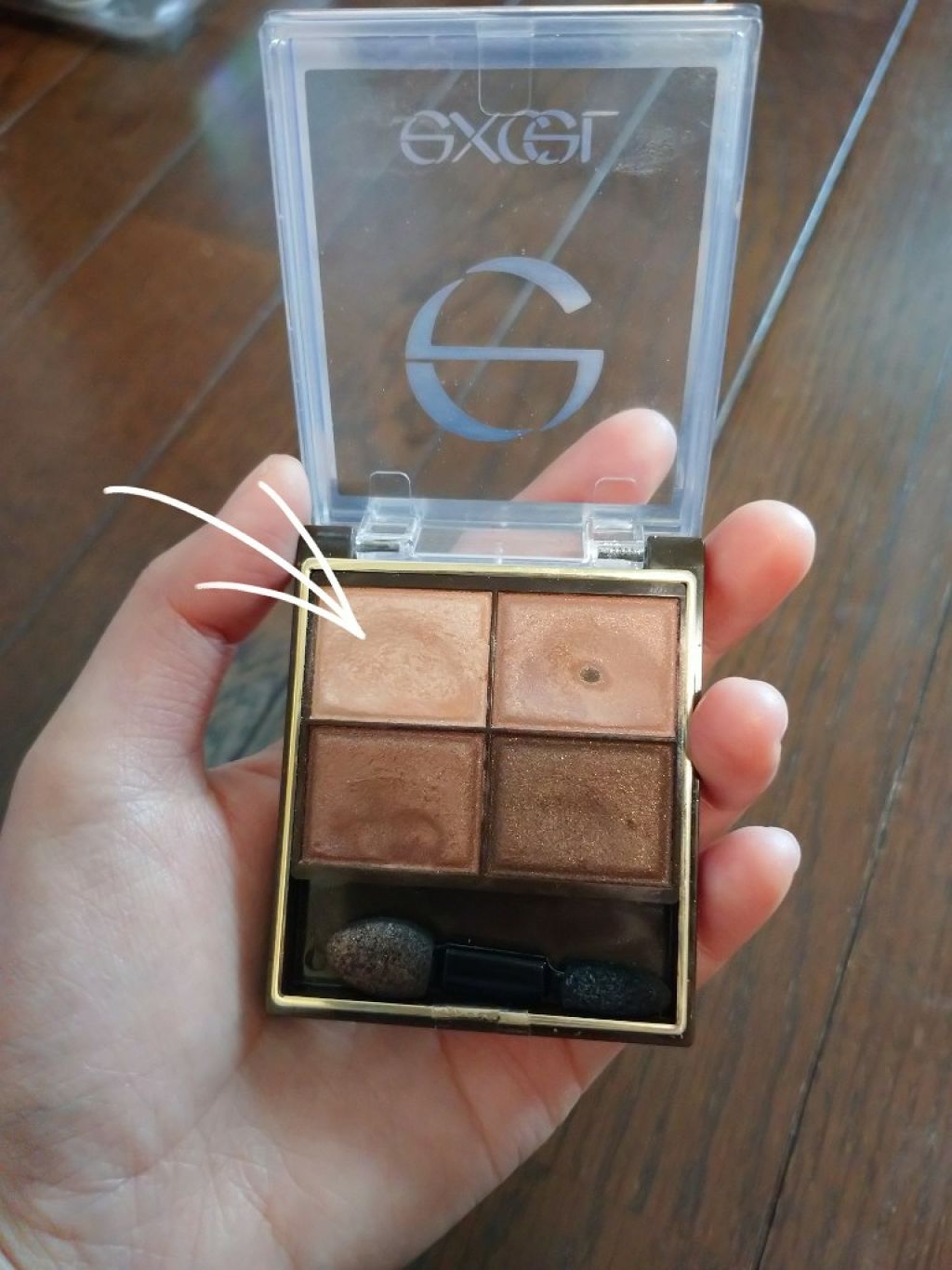 スキニーリッチシャドウ/excel/アイシャドウパレットを使ったクチコミ（2枚目）