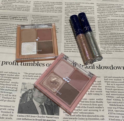 リキッド グリッター シャドウ/rom&nd/グリッターを使ったクチコミ(1枚目)