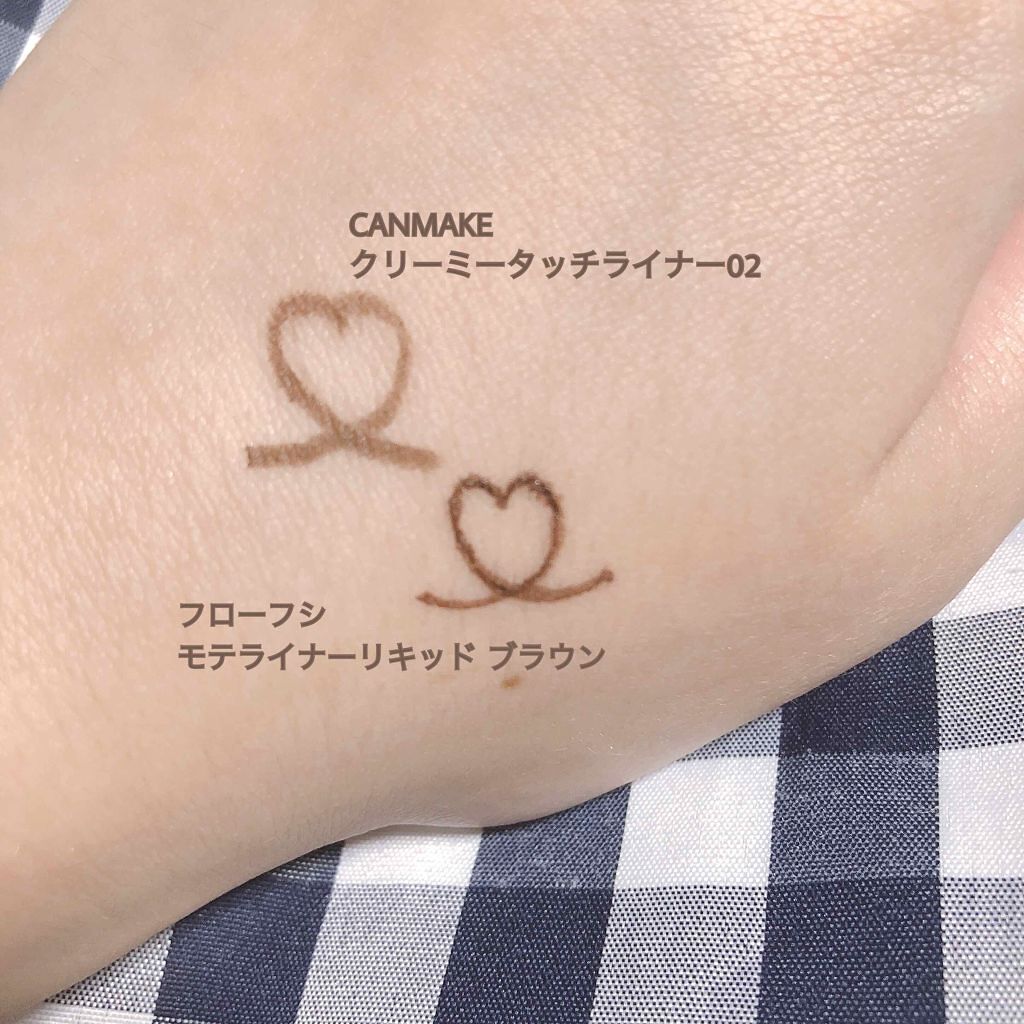 モテライナー リキッド/flowfushi/リキッドアイライナーを使ったクチコミ（2枚目）