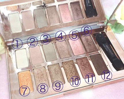 バレンタインボックス/VAVI MELLO/アイシャドウパレットを使ったクチコミ(2枚目)