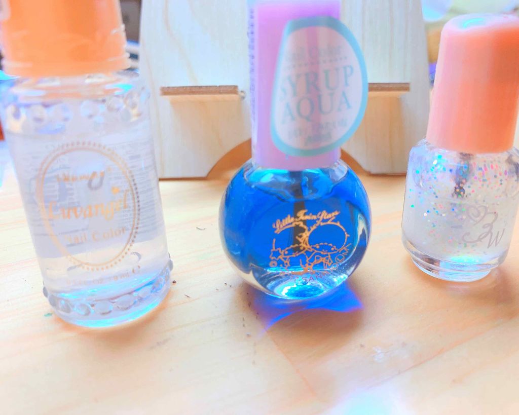 ウィンマックス ラブエンゼルネイルカラー/DAISO/マニキュアを使ったクチコミ(4枚目)