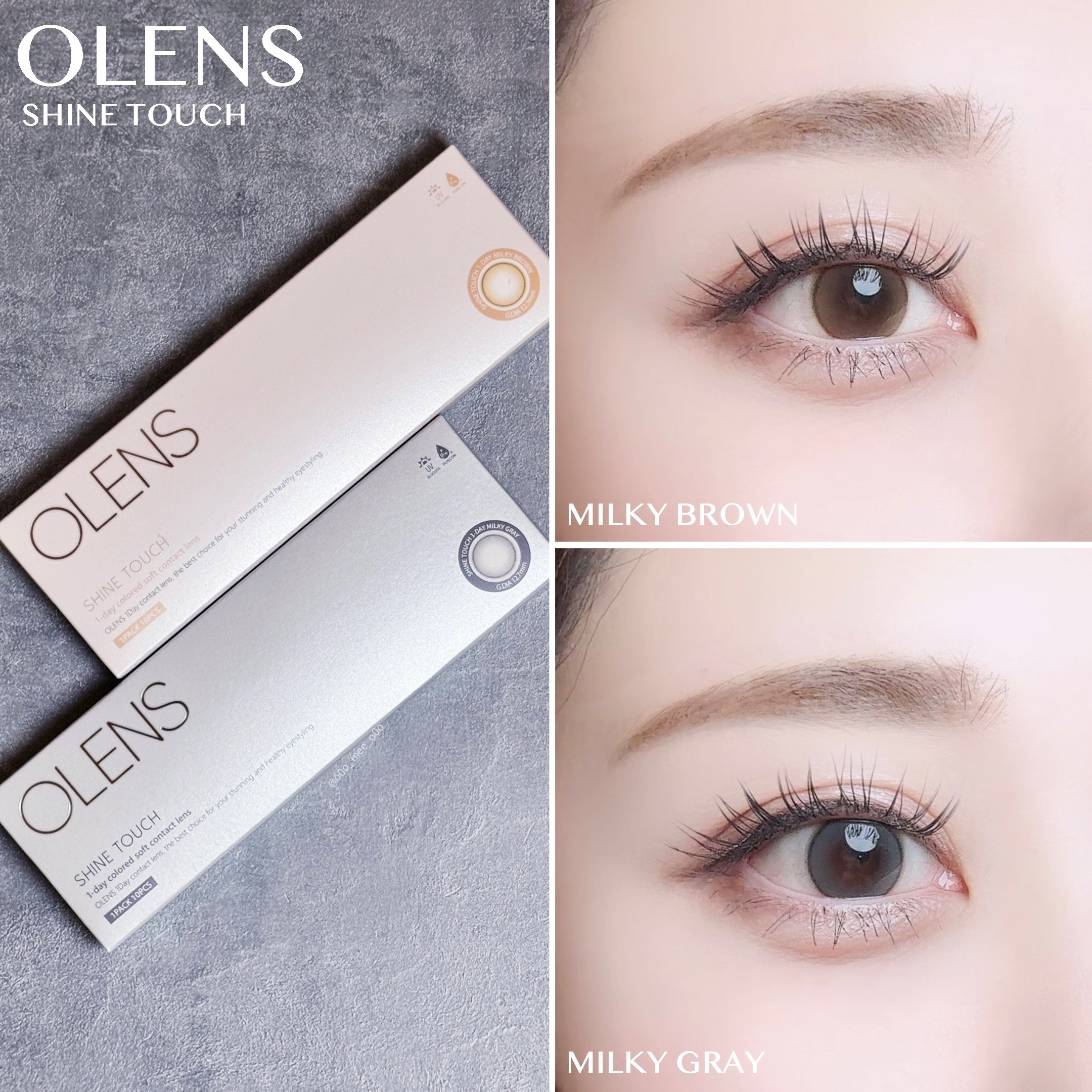 ShineTouch 1day/OLENS/ワンデー（１DAY）カラコンを使ったクチコミ（1枚目）