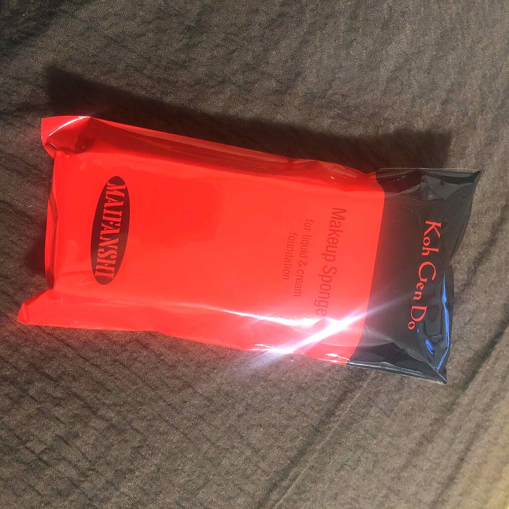 メイクアップスポンジ(パウダーファンデーション用)/Koh Gen Do/パフ・スポンジを使ったクチコミ(1枚目)