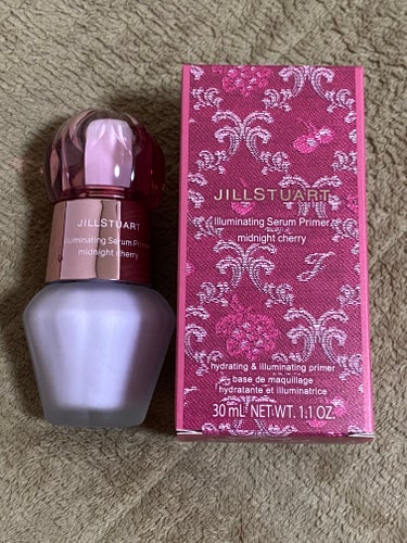 ジルスチュアート　イルミネイティング セラムプライマー 02 EX cherry aurora lavender ＜ミッドナイトチェリー＞（限定色）/JILL STUART/化粧下地を使ったクチコミ（2枚目）