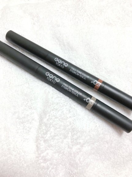 ツートンカラーアイブロウペンシル/GENE TOKYO/アイブロウペンシルを使ったクチコミ(2枚目)