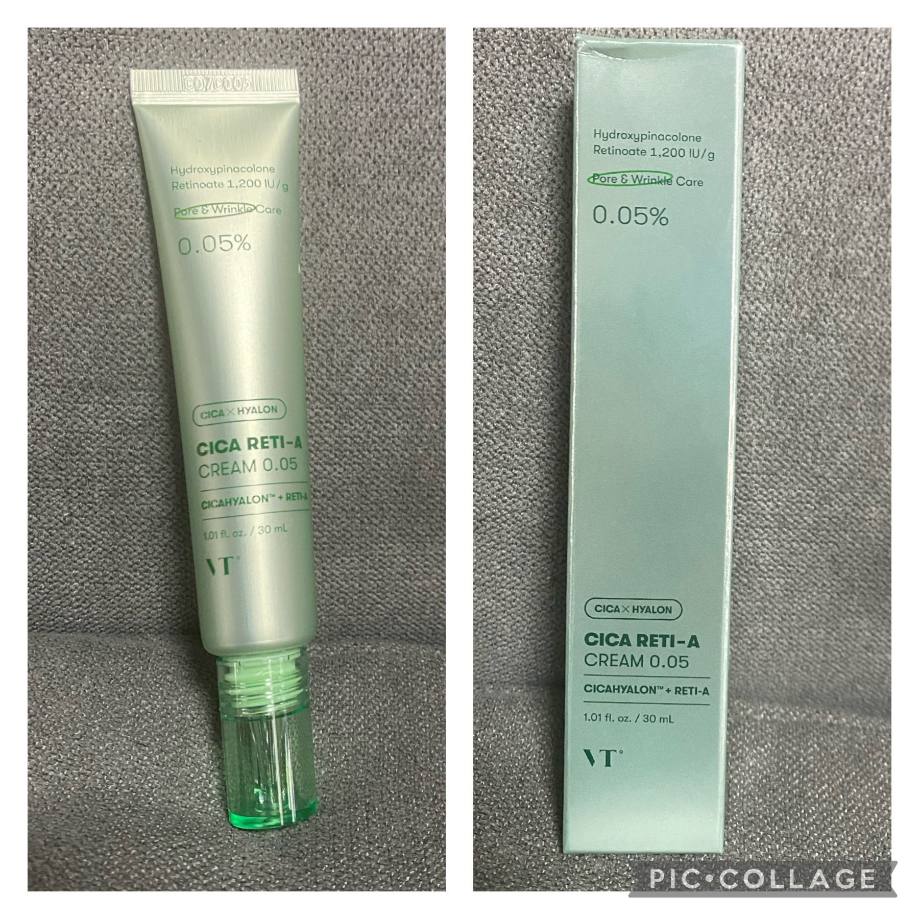 VT様の
シカレチA クリーム0.05
をご紹介します❕❕

レチノール、、、すごく気になっていた
成分なんですが初心者の方でも安心して
使用できる商品ということです！

レチノールとは
黒ずみや毛穴の広がりを抑え
お肌のキメを整えてくれま