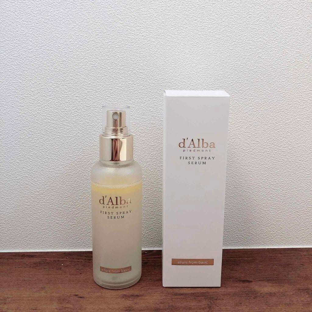 ダルバ ホワイトトリュフファーストスプレーセラム/ダルバ/ミスト状化粧水を使ったクチコミ(1枚目)
