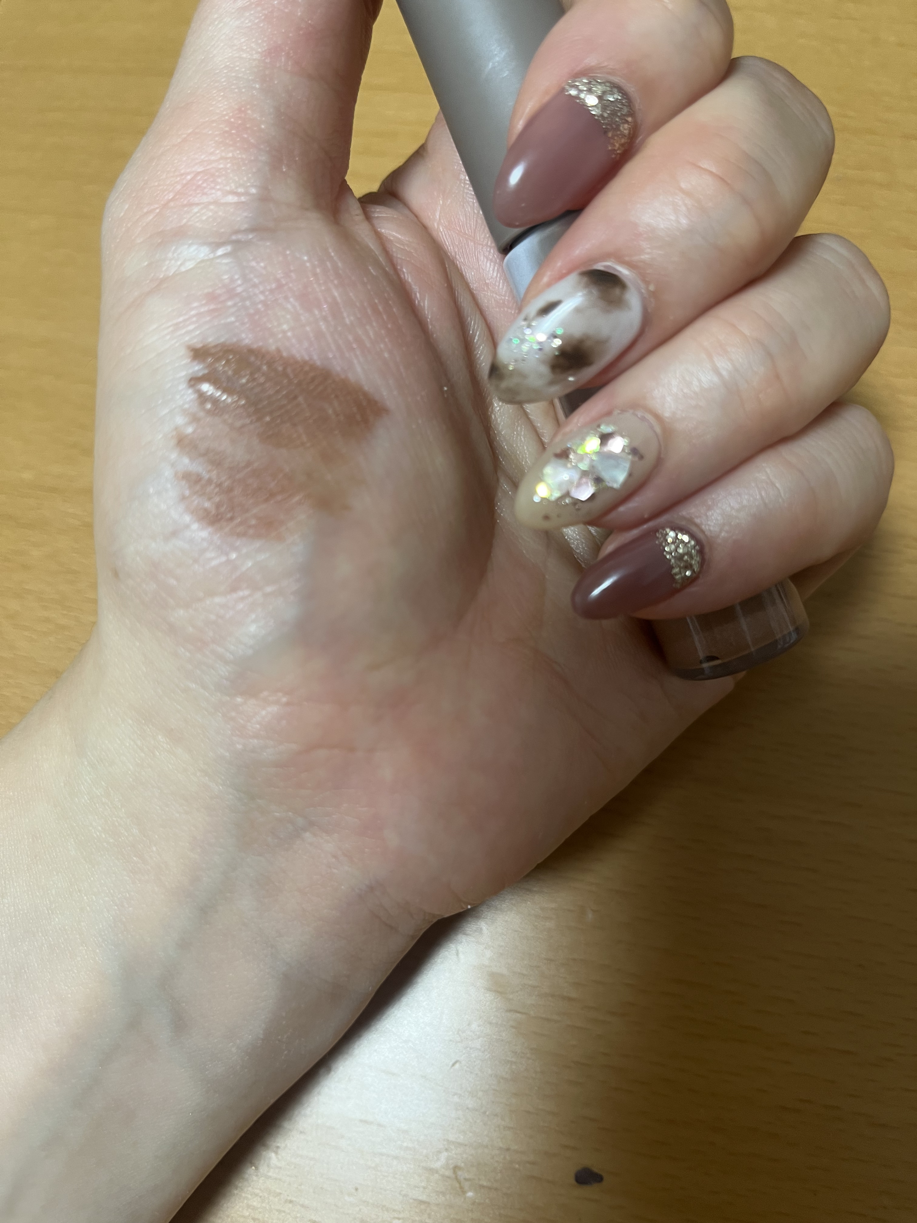 カラーインブロウマスカラ 01 ブラウンハニー/Ririmew/眉マスカラを使ったクチコミ（3枚目）