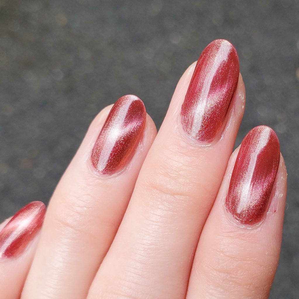 TONE DROP ネイルポリッシュ 028 make me blush/D-UP/マニキュアを使ったクチコミ（3枚目）