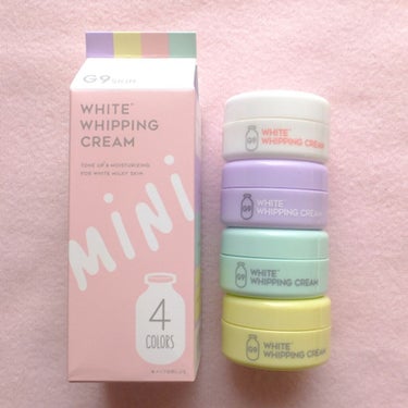 WHITE WHIPPING CREAM mini 4color/G9SKIN/化粧下地を使ったクチコミ（1枚目）