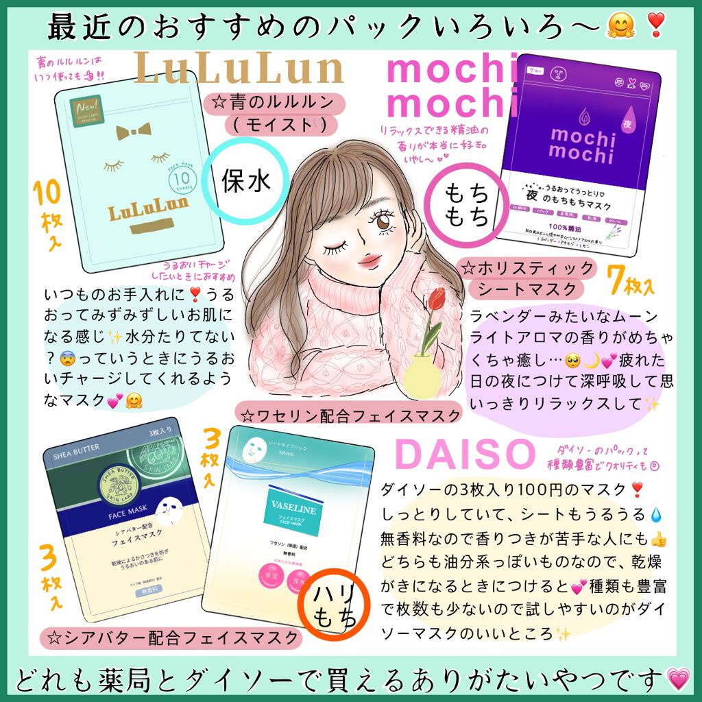 ルルルンピュア 青 （モイスト）/ルルルン/シートマスク・パックを使ったクチコミ（1枚目）