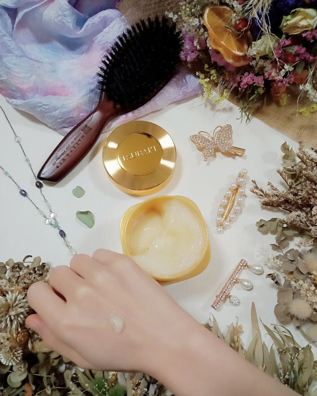 プレミアムリペアマスク（資生堂　プレミアムリペアマスク） S (春ツバキの香り)/TSUBAKI/ヘアマスク・ヘアパックを使ったクチコミ（3枚目）