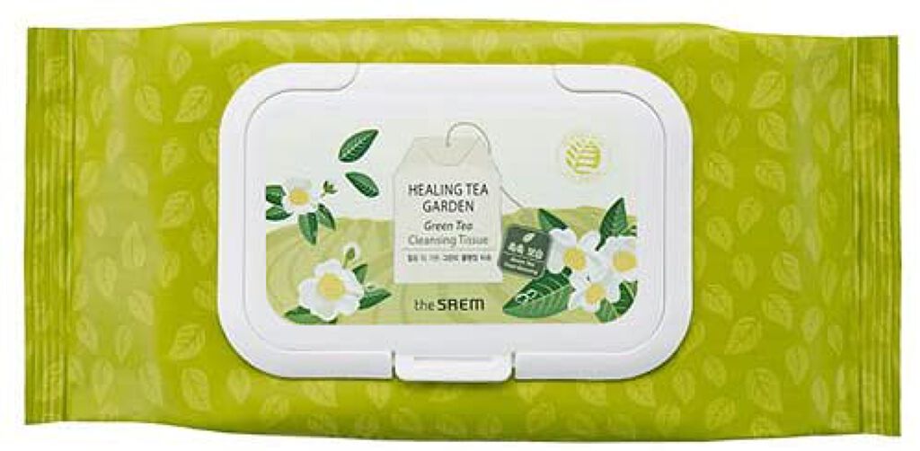 ヒーリングティーガーデン グリーンティー クレンジングティッシュ the SAEM