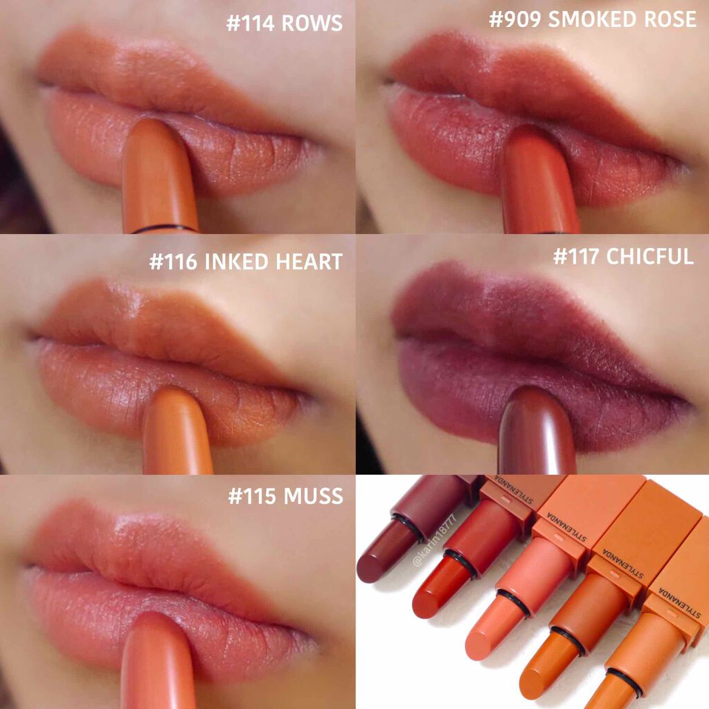 3CE LIP COLOR MINI KIT/3CE/口紅を使ったクチコミ(3枚目)