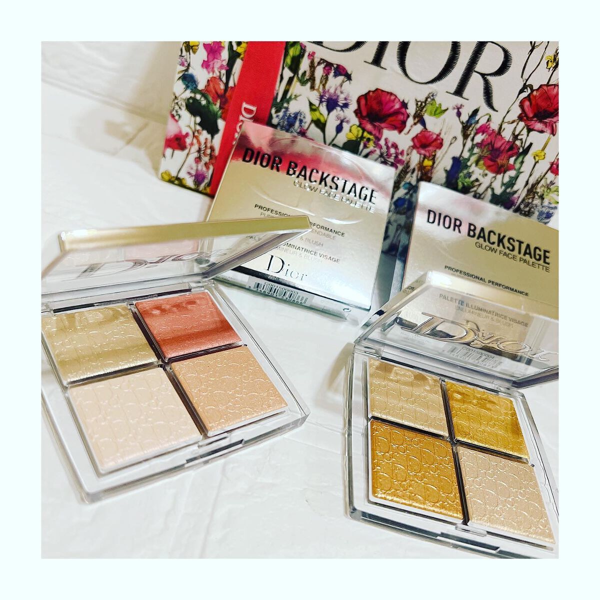 【旧】ディオール バックステージ フェイス グロウ パレット/Dior/ハイライトを使ったクチコミ（1枚目）