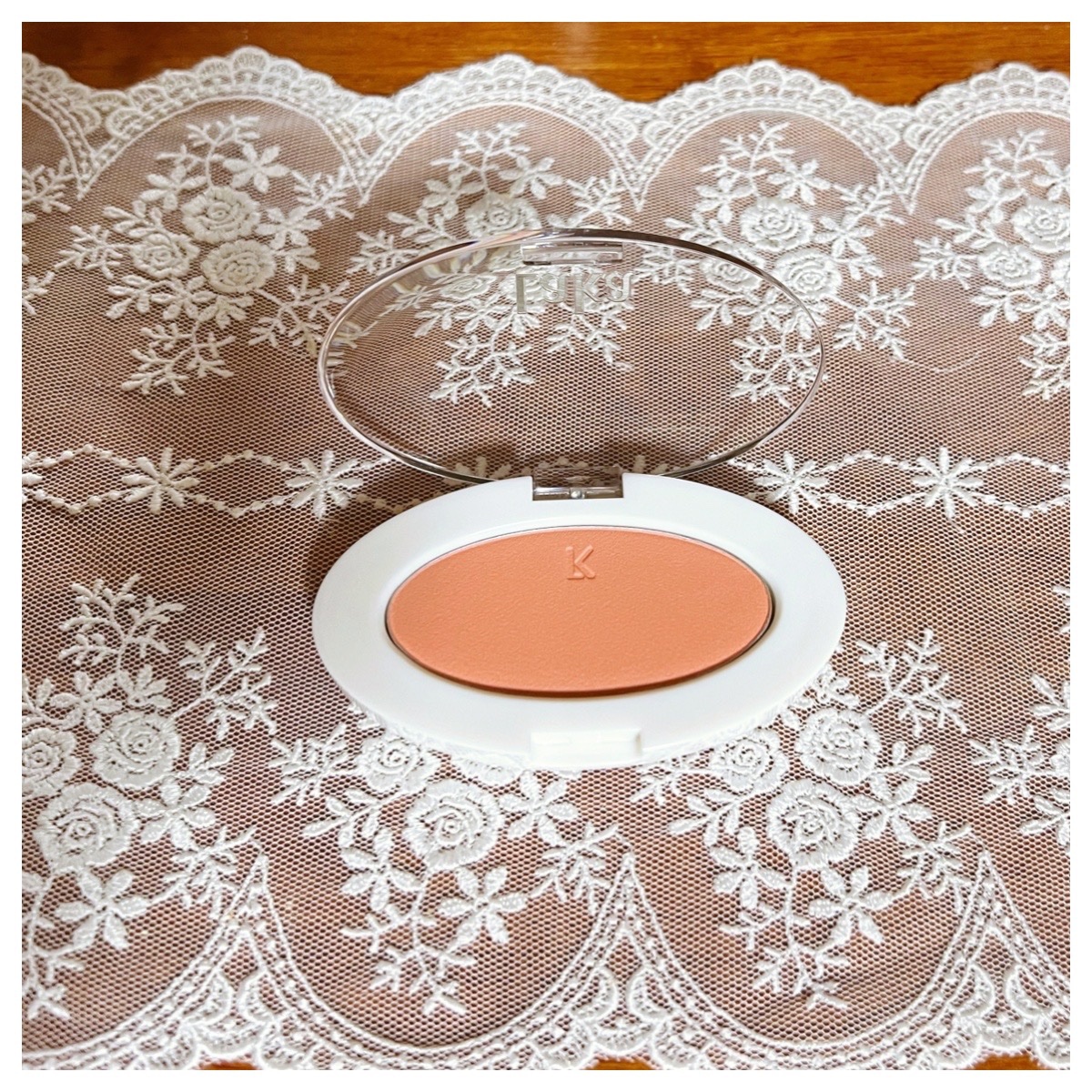 ラブシルクブラッシュ 701 ハリコ/Laka/パウダーチークを使ったクチコミ（2枚目）