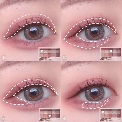 プロ アイ パレット/CLIO/アイシャドウパレットを使ったクチコミ(2枚目)