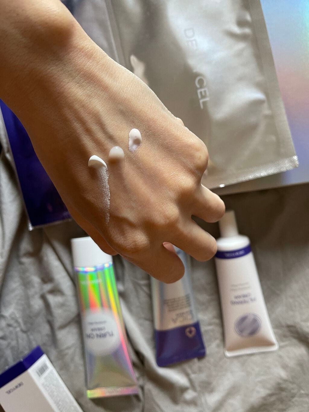 フィルタリングクリーム/DEWYCEL/日焼け止めクリームを使ったクチコミ(4枚目)