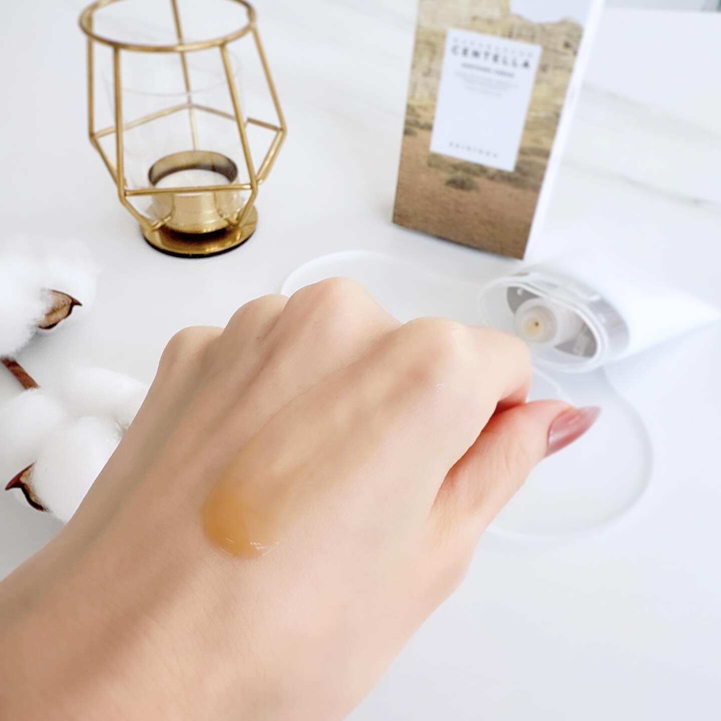 センテラ スージングクリーム/SKIN1004/フェイスクリームを使ったクチコミ（3枚目）