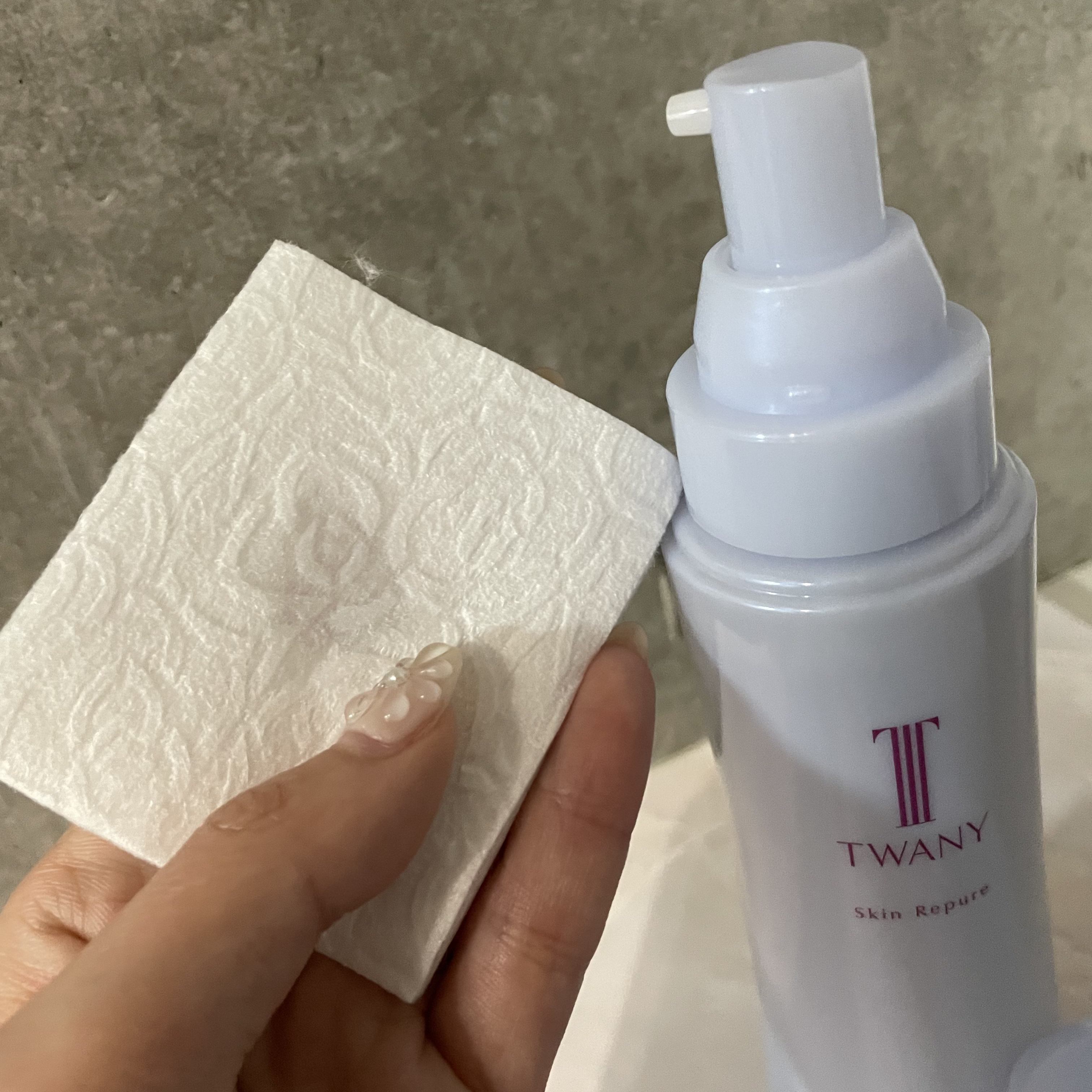 トワニー スキンリピュア/TWANY/拭き取り化粧水を使ったクチコミ（3枚目）