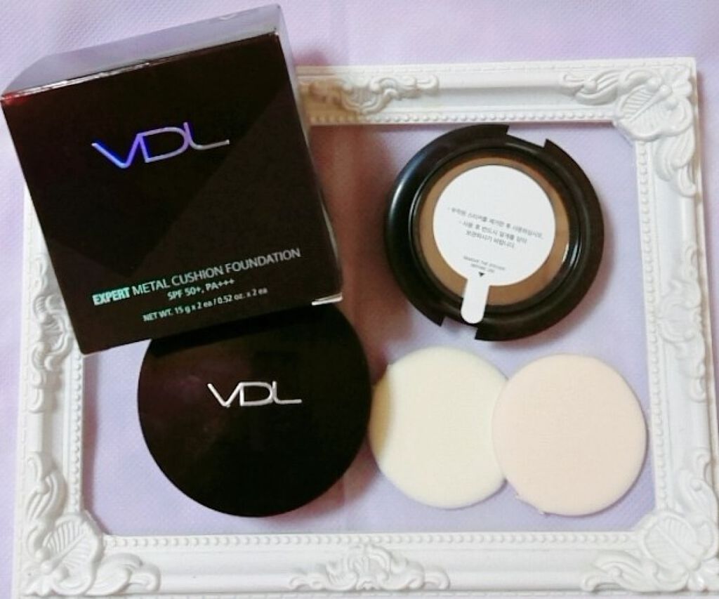 EXPERT METAL CUSHION FOUNDATION (エキスパートメタルクッションファンデーション）  SPF50+ PA+++/VDL/クッションファンデーションを使ったクチコミ（1枚目）