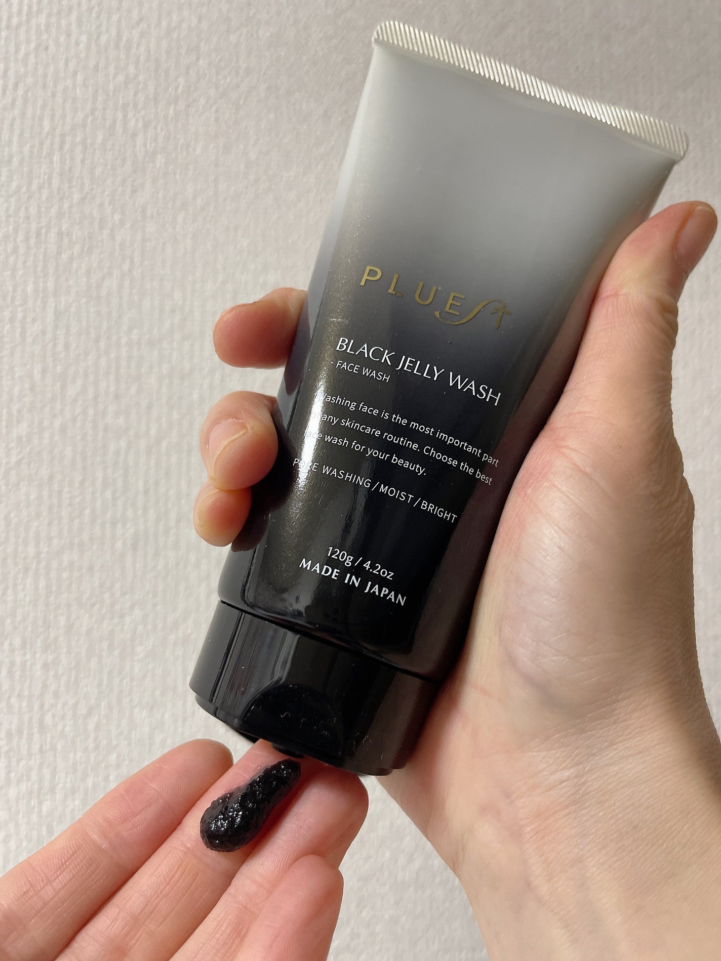 BLACK JELLY WASH(ブラックジェリーウォッシュ)/PLUEST/その他洗顔料を使ったクチコミ(1枚目)