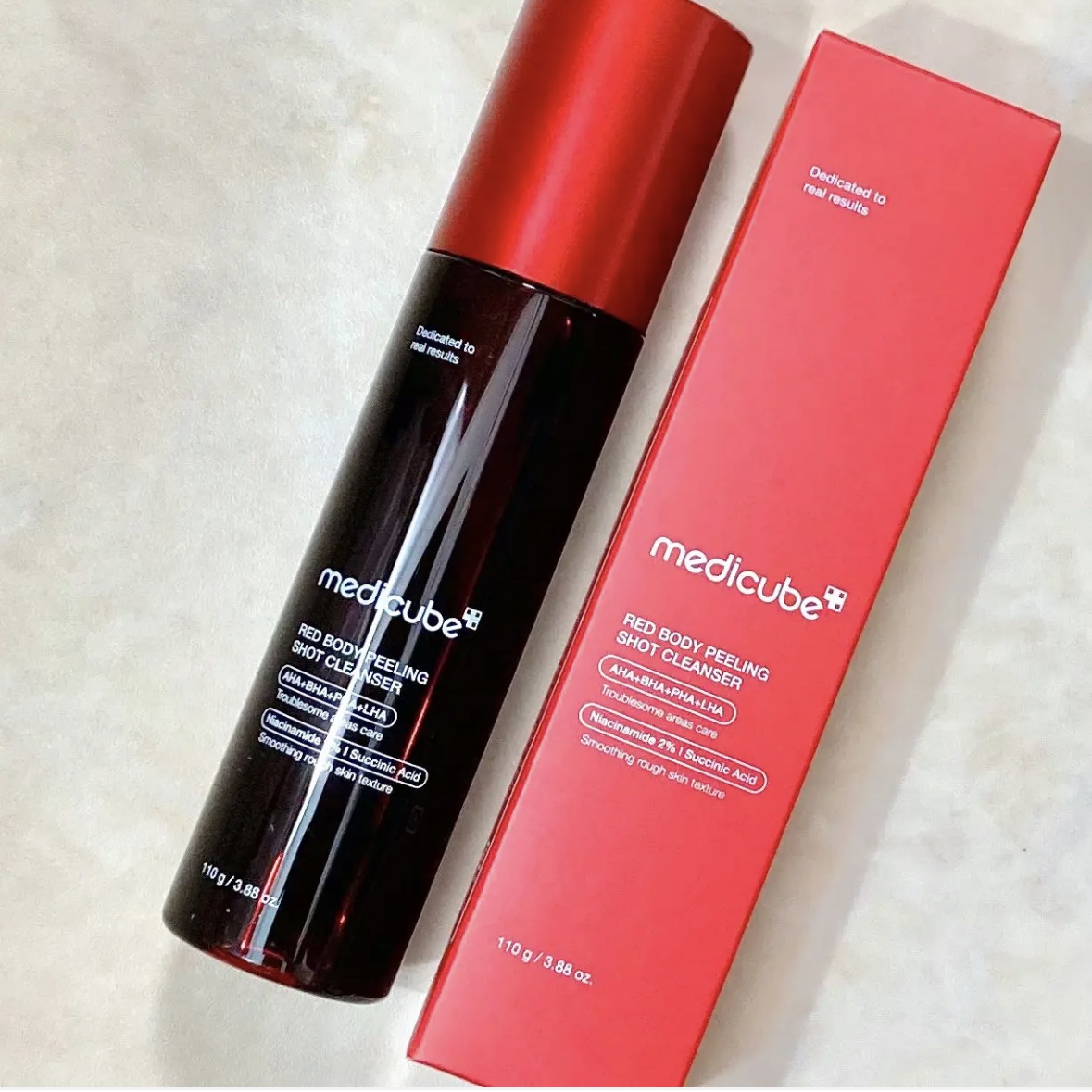 レッドアクネ ボディピーリングショット/MEDICUBE/ピーリングを使ったクチコミ（1枚目）