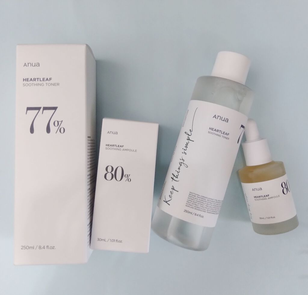 anuaでシンプルスキンケア🌹

■ドクダミ77スージングトナー

パッケージに大きく書いてある数字は
ドクダミエキスの配合量で、ドクダミは鎮静効果に優れているそう。

成分を読むと、ドクダミをはじめ植物成分がほとんど。
