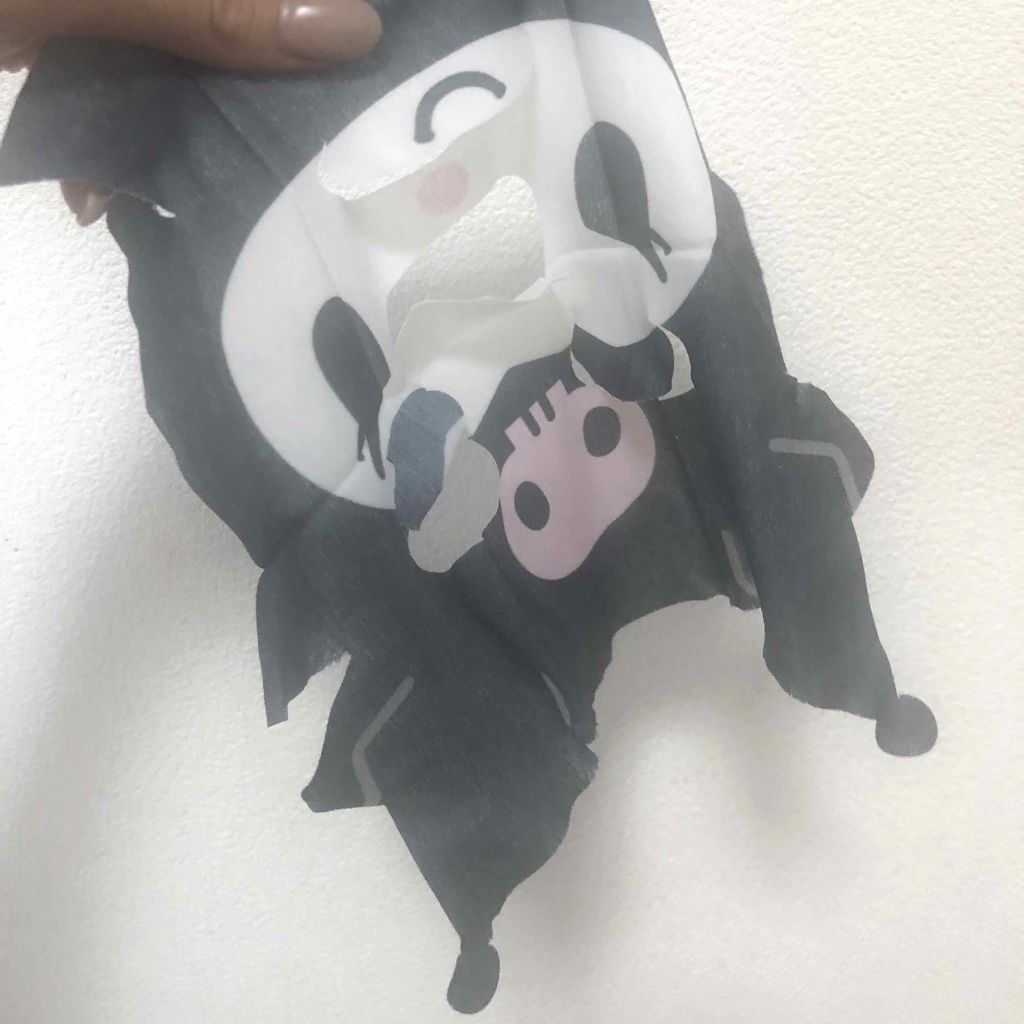 ポムポムプリン なりきりフェイスパック/サンリオ/シートマスク・パックを使ったクチコミ(4枚目)