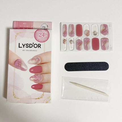 セミキュアジェルネイルシール ハンド用/LYSD’OR/ネイルシールを使ったクチコミ(2枚目)