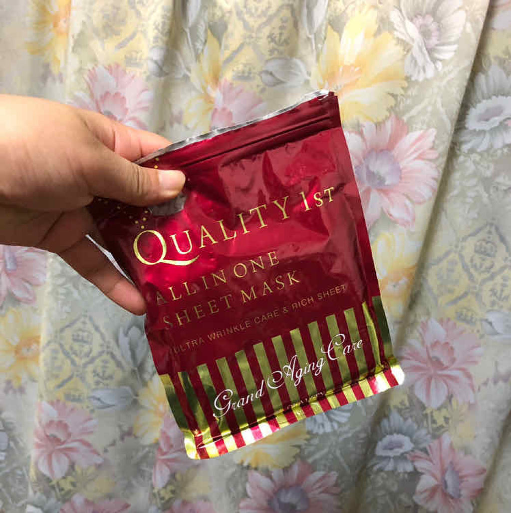 オールインワンシートマスク グランエイジングケア 携帯用/クオリティファースト/シートマスク・パックを使ったクチコミ（1枚目）