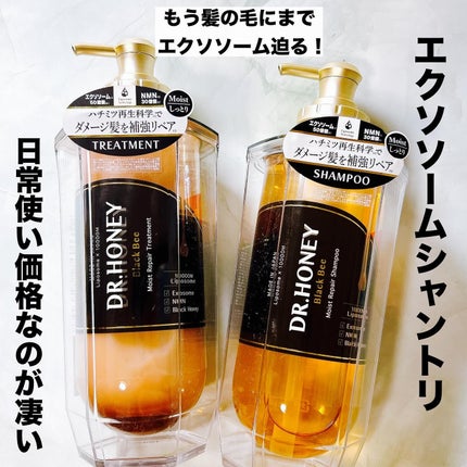 DRハニー ブラックビー モイスト リペア シャンプー/ヘアトリートメント/DR.HONEY/市販シャンプーを使ったクチコミ(1枚目)