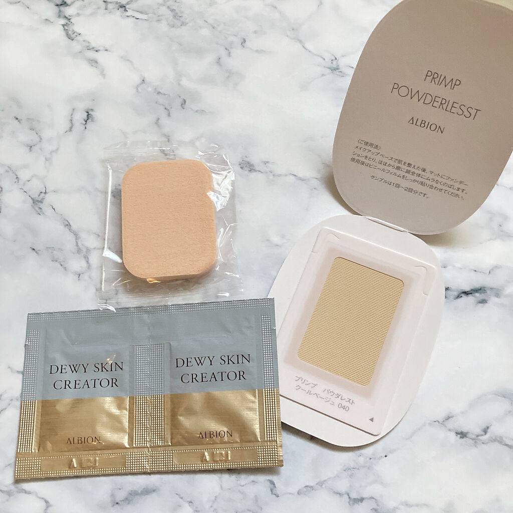 プリンプ パウダレスト/ALBION/パウダーファンデーションを使ったクチコミ（2枚目）