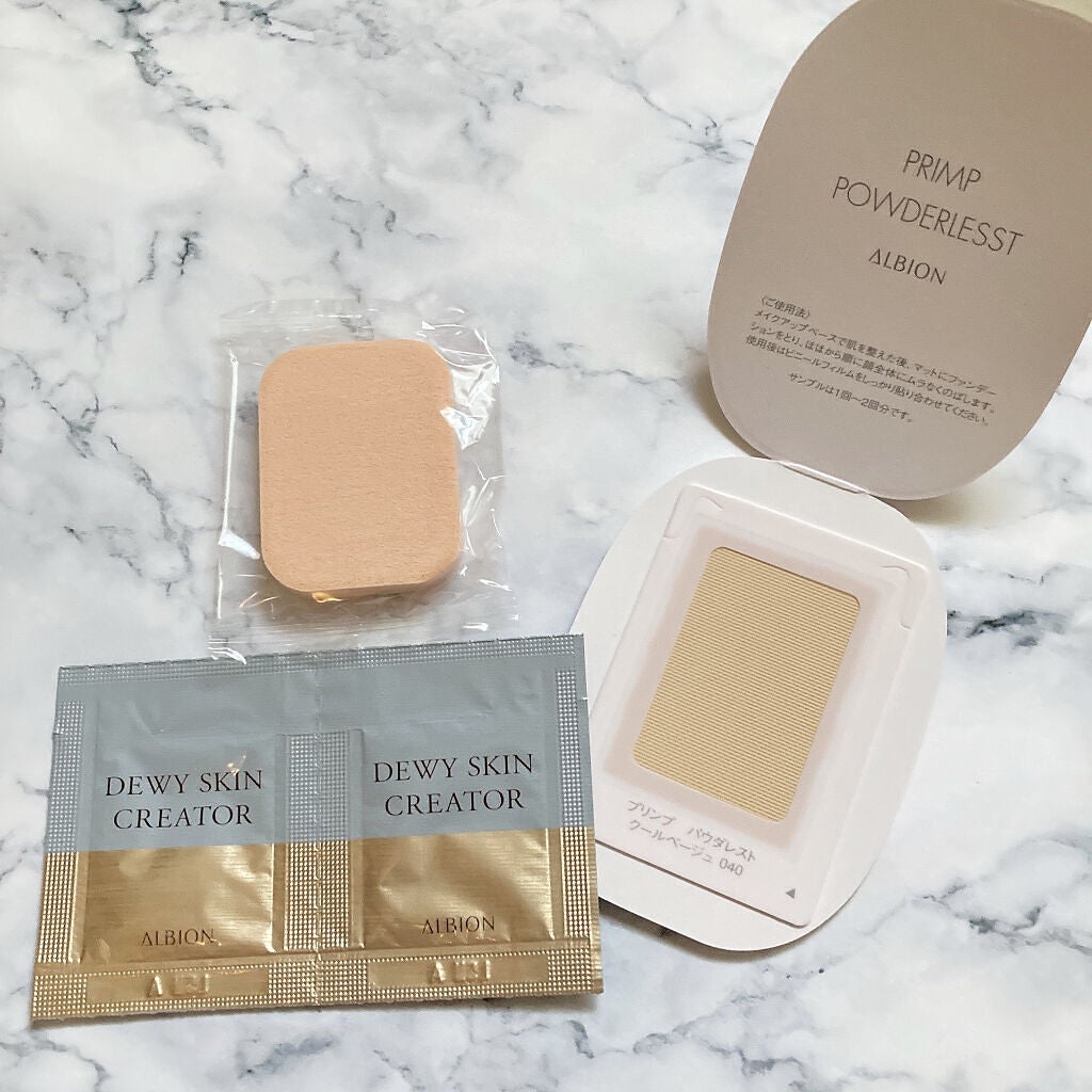 プリンプ パウダレスト/ALBION/パウダーファンデーションを使ったクチコミ(2枚目)