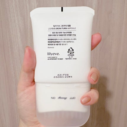 グローターン 100ml/リリーイブ/頭皮ローションを使ったクチコミ(3枚目)