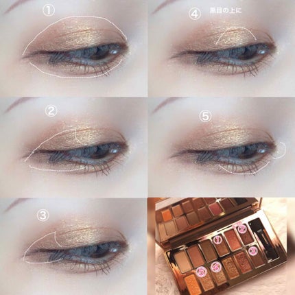 バレンタインボックス/VAVI MELLO/アイシャドウパレットを使ったクチコミ(2枚目)