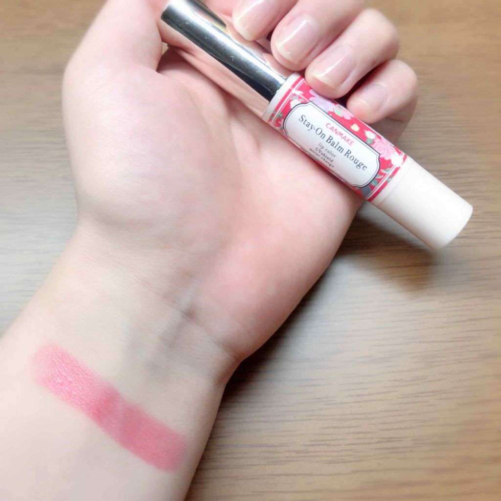 ステイオンバームルージュ/キャンメイク/口紅を使ったクチコミ(2枚目)