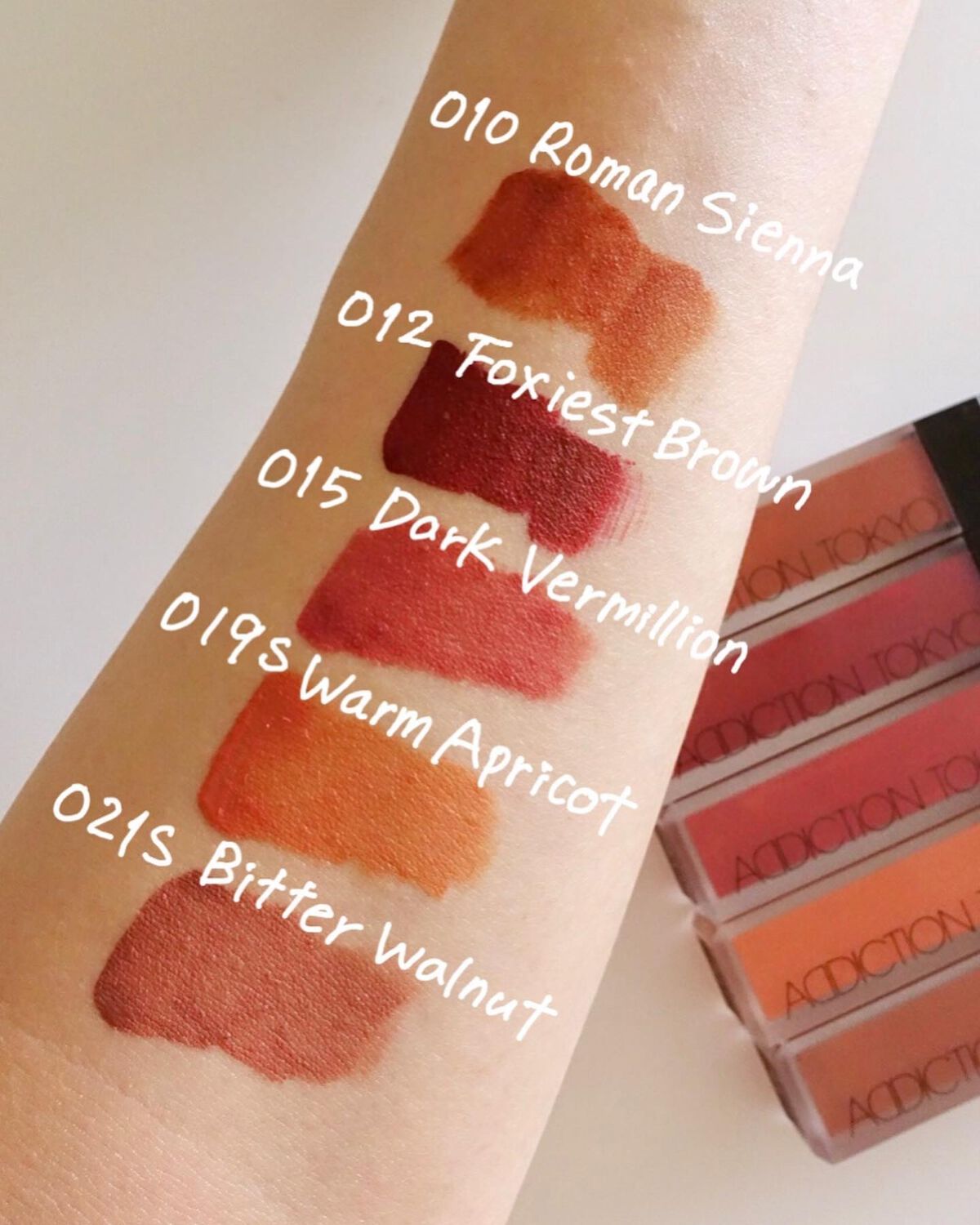 アディクション ザ マット リップ リキッド 019S Warm Apricot/ADDICTION/口紅を使ったクチコミ（2枚目）