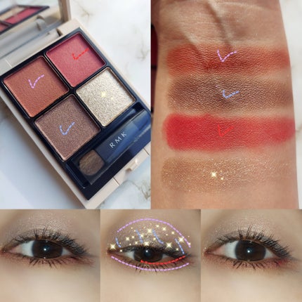 RMK シンクロマティック アイシャドウパレット/RMK/アイシャドウパレットを使ったクチコミ(7枚目)