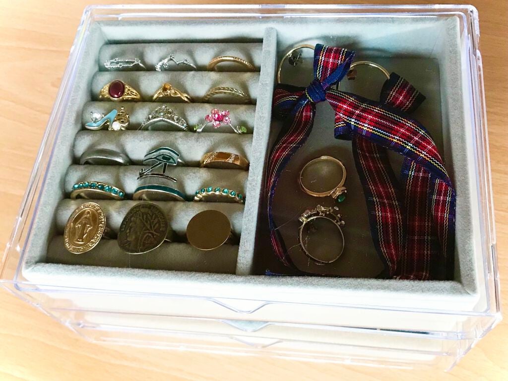 3段式クリアーケース/DAISO/その他化粧小物を使ったクチコミ(1枚目)