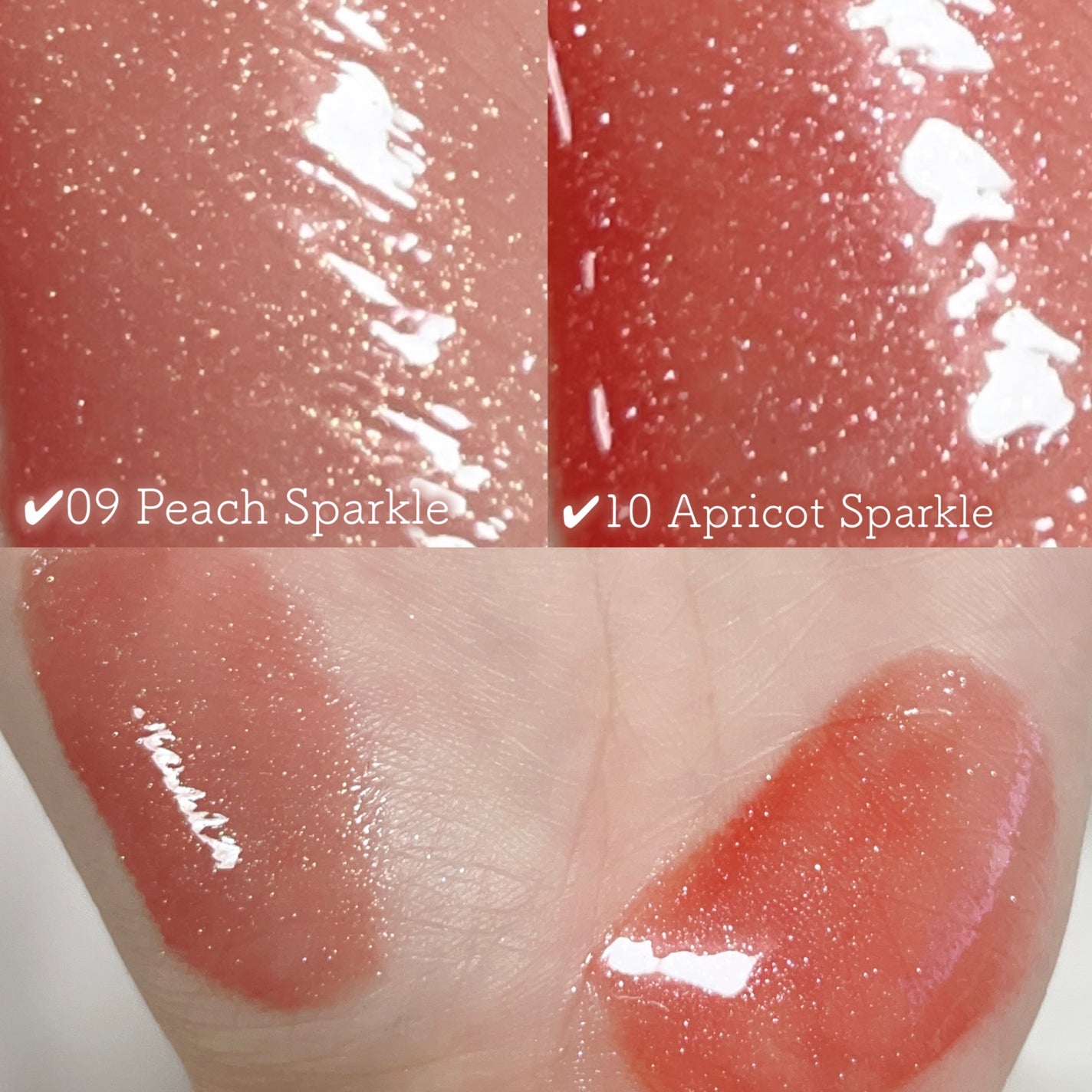 グラスティングカラーグロス/rom&nd/リップグロスを使ったクチコミ(3枚目)